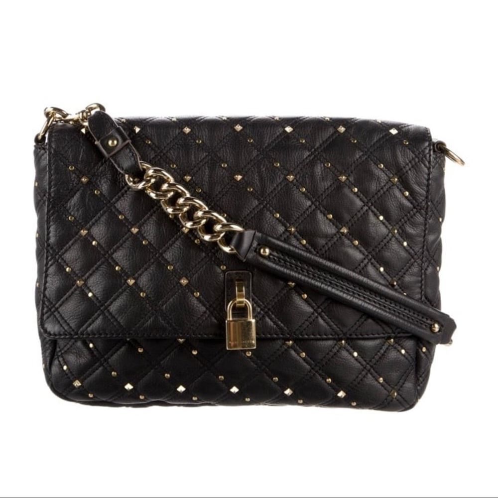 MARC JACOBS Stardust Studded Leather Bag